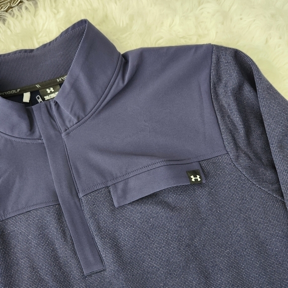 Under Armour Storm SweaterFleece ½ Zip. Midnight Navy. Size 2XL. New without tag - Picture 4 of 9